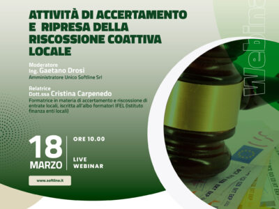 Webinar: Attività di accertamento e ripresa della riscossione coattiva locale